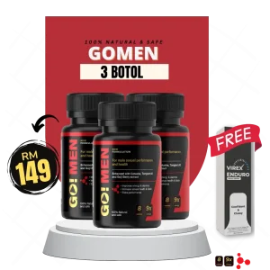 PAKEJ MAULANA GOMEN 3 BOTOL